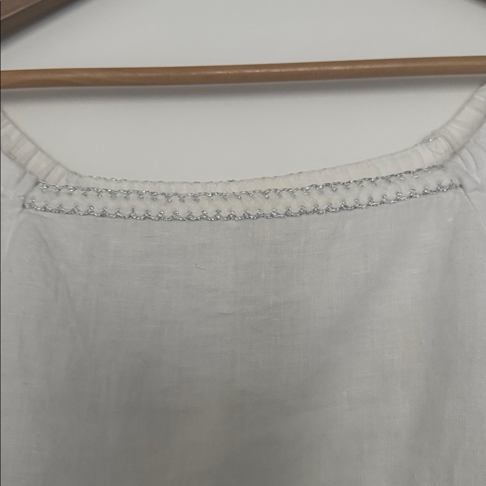 Joie Linen Blouse / Size M - Picture 2 of 4